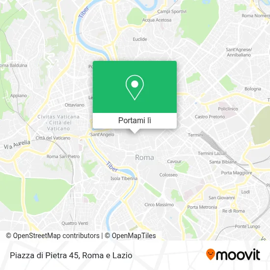 Mappa Piazza di Pietra 45