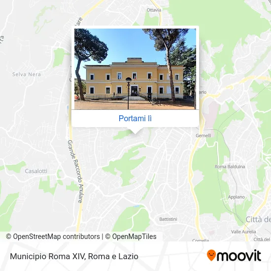 Mappa Municipio Roma XIV