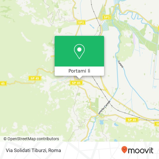 Mappa Via Solidati Tiburzi