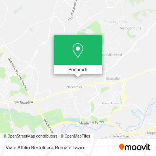 Mappa Viale Attilio Bertolucci
