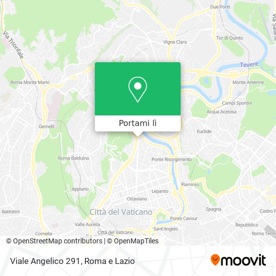Mappa Viale Angelico 291