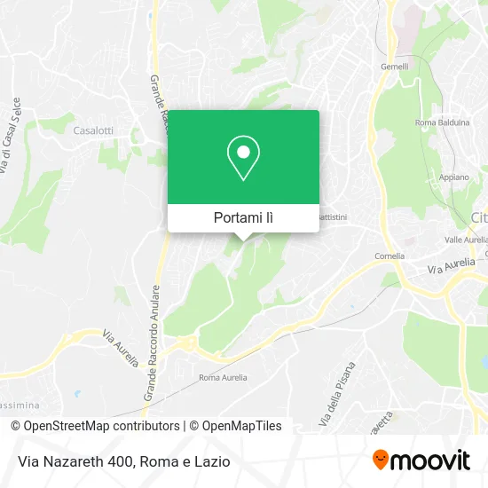 Mappa Via Nazareth 400