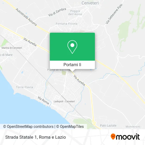 Mappa Strada Statale 1