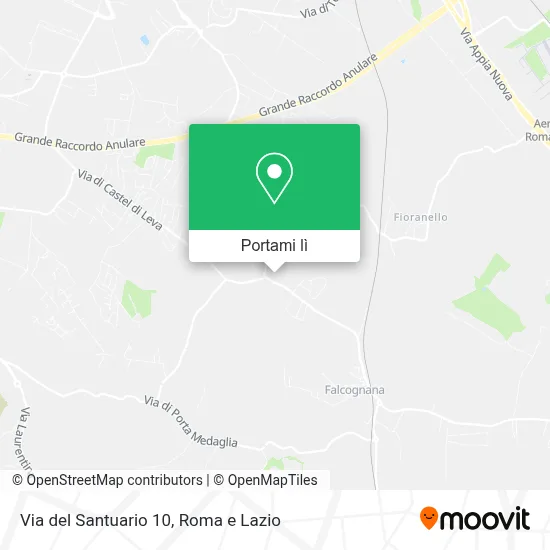 Mappa Via del Santuario  10
