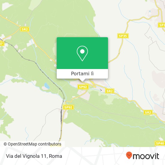 Mappa Via del Vignola 11