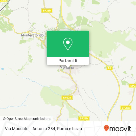 Mappa Via Moscatelli Antonio 284