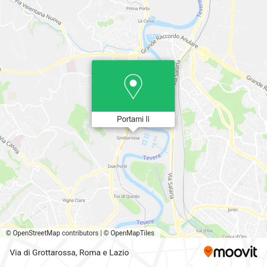 Mappa Via di Grottarossa