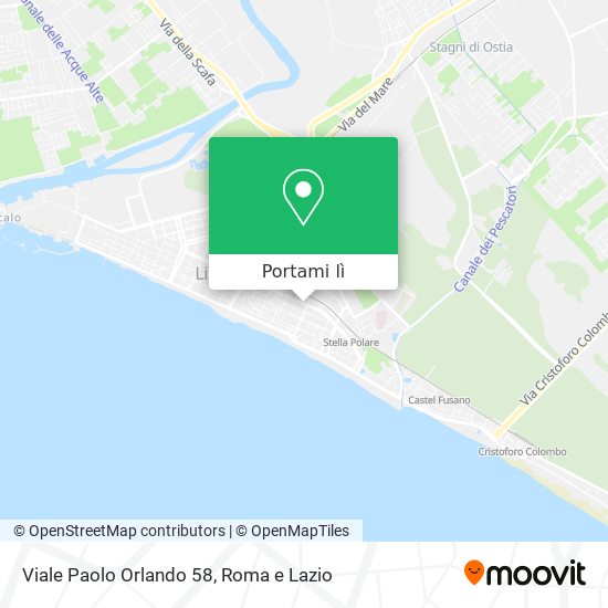 Mappa Viale Paolo Orlando 58