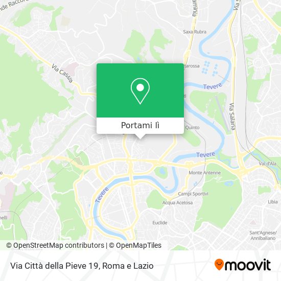 Mappa Via Città della Pieve 19