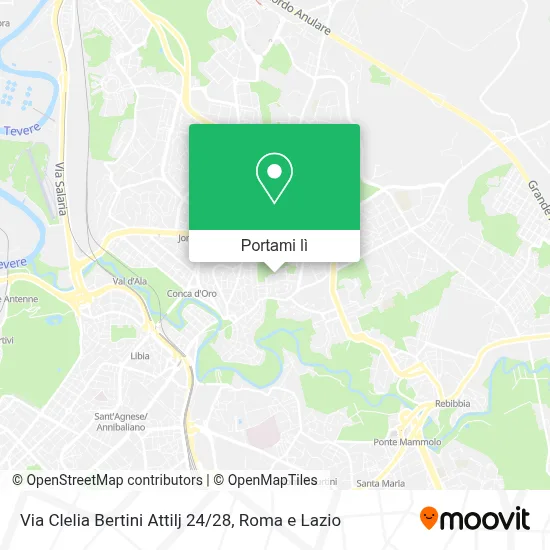 Mappa Via Clelia Bertini Attilj 24 / 28