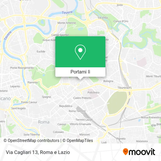 Mappa Via Cagliari 13