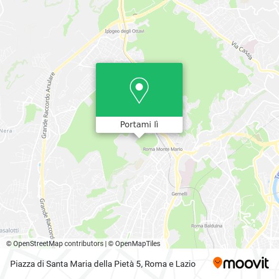 Mappa Piazza di Santa Maria della Pietà 5