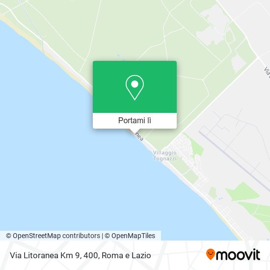 Mappa Via Litoranea Km 9, 400