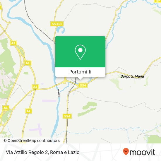 Mappa Via Attilio Regolo 2