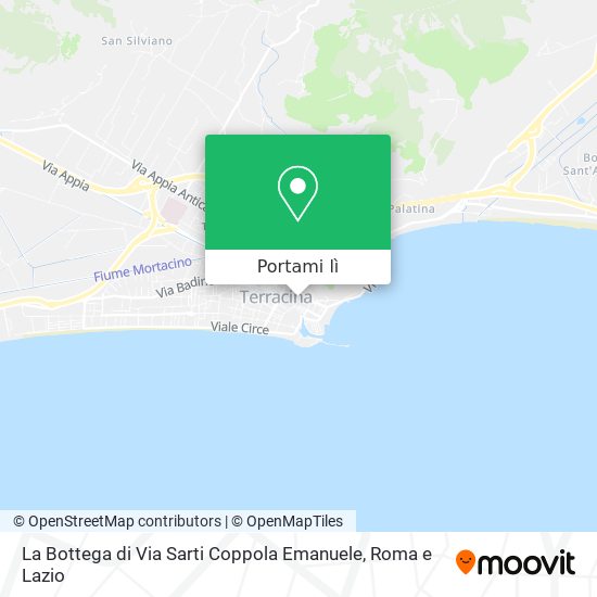 Mappa La Bottega di Via Sarti Coppola Emanuele