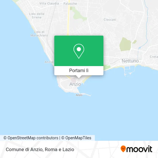 Mappa Comune di Anzio