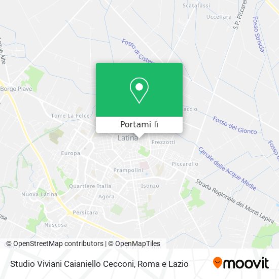 Mappa Studio Viviani Caianiello Cecconi