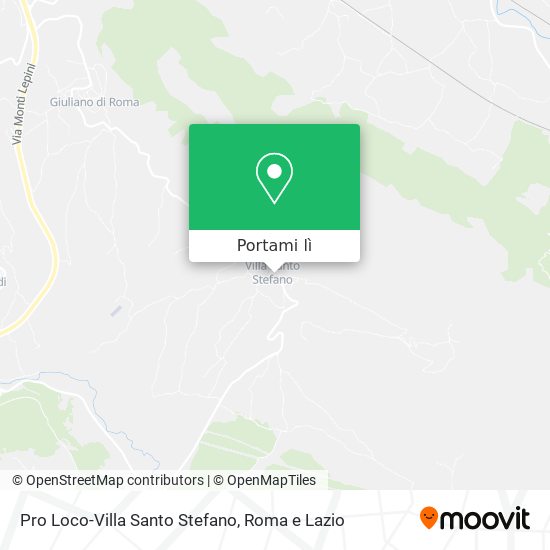 Mappa Pro Loco-Villa Santo Stefano