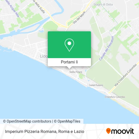 Mappa Imperium Pizzeria Romana