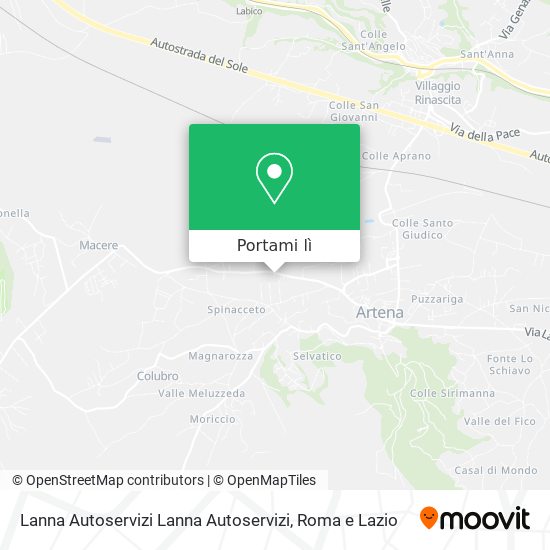 Mappa Lanna Autoservizi Lanna Autoservizi