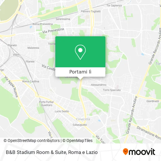 Mappa B&B Stadium Room & Suite