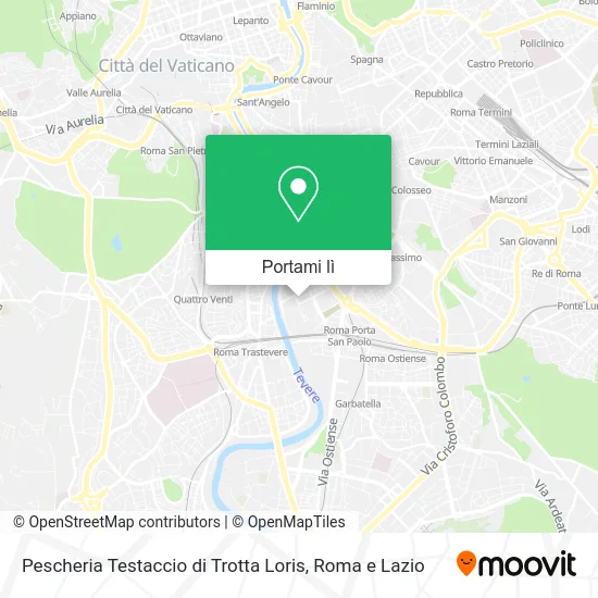 Mappa Pescheria Testaccio di Trotta Loris