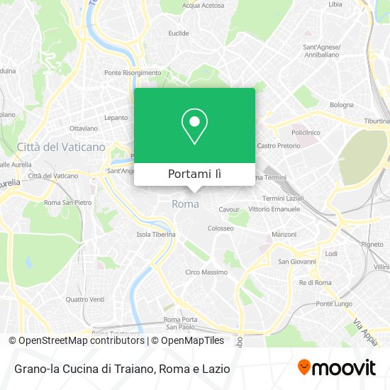 Mappa Grano-la Cucina di Traiano