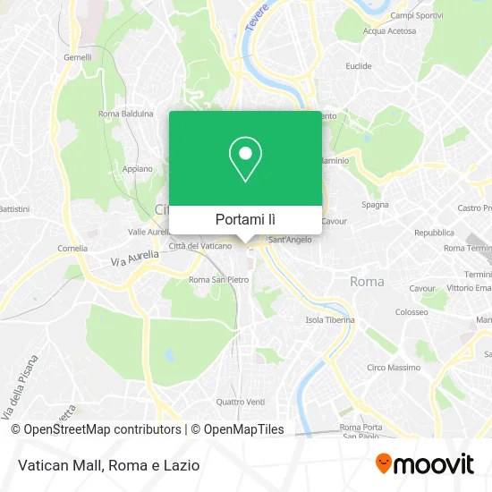 Mappa Vatican Mall