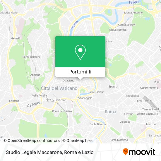 Mappa Studio Legale Maccarone