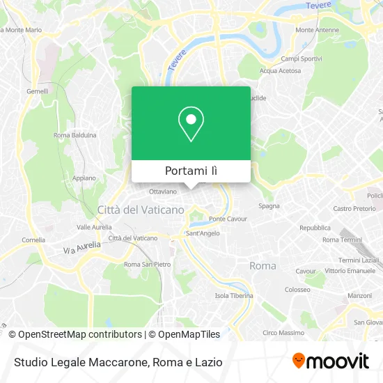 Mappa Studio Legale Maccarone