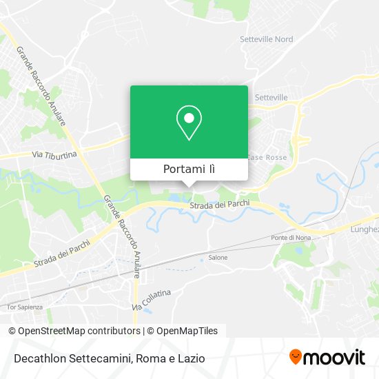 Mappa Decathlon Settecamini