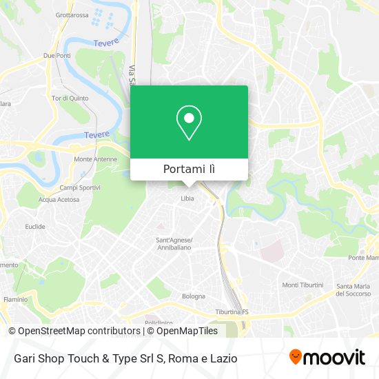 Mappa Gari Shop Touch & Type Srl S