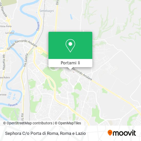 Mappa Sephora C/o Porta di Roma