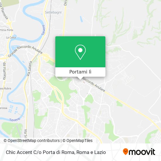 Mappa Chìc Accent C/o Porta di Roma