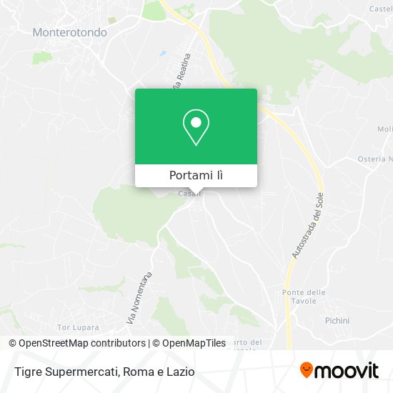 Mappa Tigre Supermercati