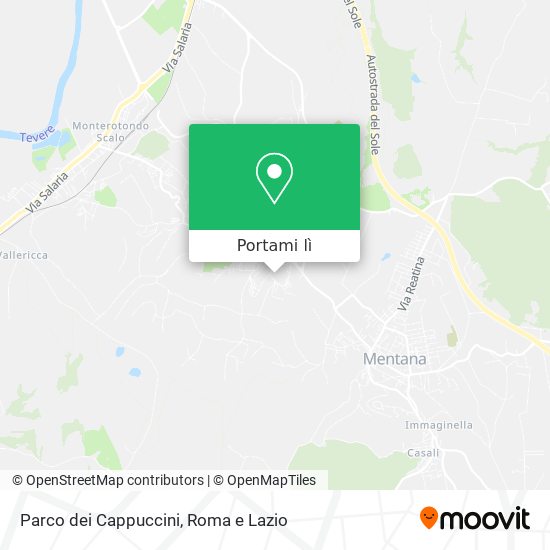 Mappa Parco dei Cappuccini