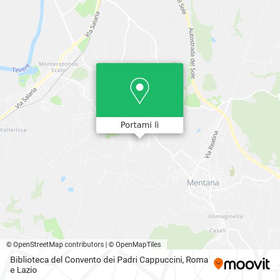 Mappa Biblioteca del Convento dei Padri Cappuccini