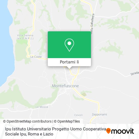 Mappa Ipu Istituto Universitario Progetto Uomo Cooperativa Sociale Ipu