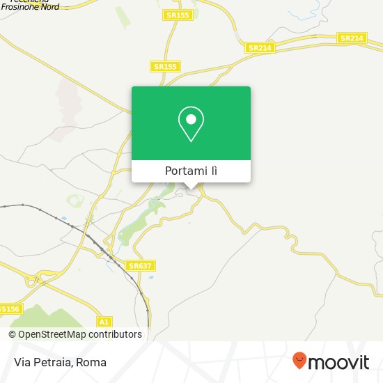 Mappa Via Petraia