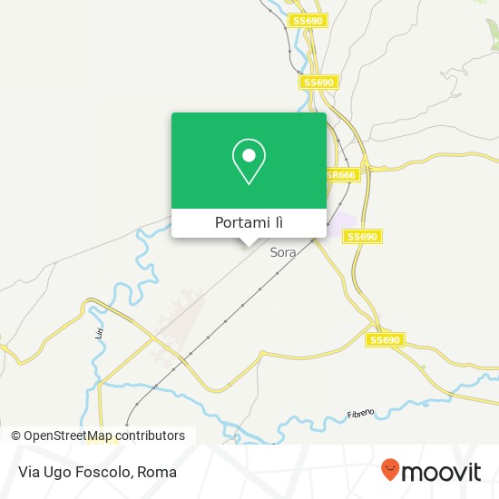 Mappa Via Ugo Foscolo