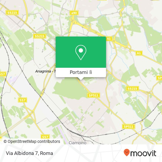 Mappa Via Albidona 7