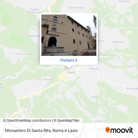 Mappa Monastero Di Santa Rita