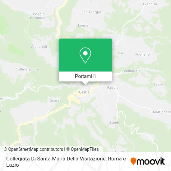 Mappa Collegiata Di Santa Maria Della Visitazione