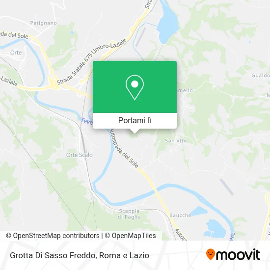 Mappa Grotta Di Sasso Freddo