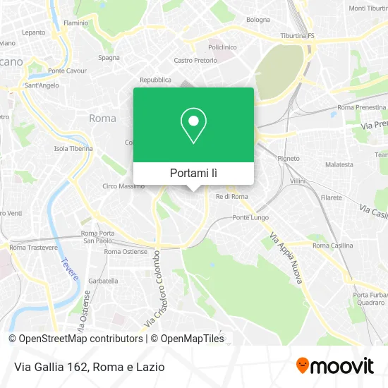 Mappa Via Gallia 162