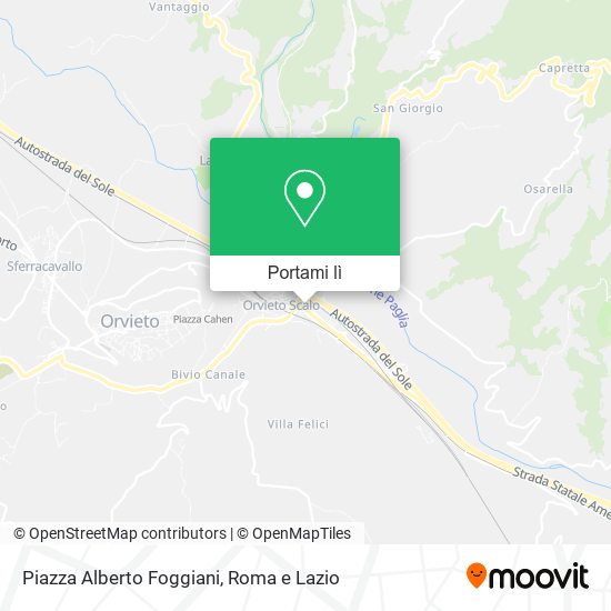 Mappa Piazza Alberto Foggiani