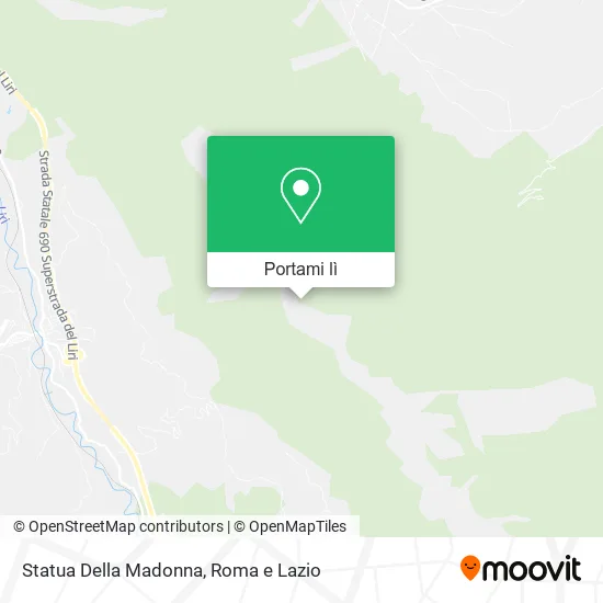 Mappa Statua Della Madonna