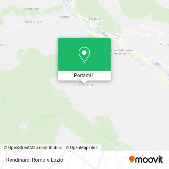Mappa Rendinara