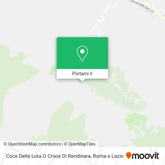 Mappa Coce Della Lota O Croce Di Rendinara