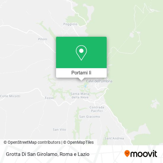 Mappa Grotta Di San Girolamo
